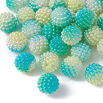 Imitation Pearl Acrylic Beads OACR-FS0001-42C-1