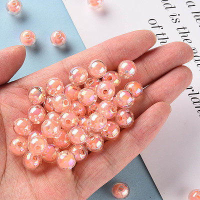 Transparent Acrylic Beads TACR-S152-15B-SS2109-1