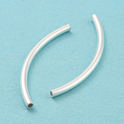 925 Sterling Silver Tube Beads STER-Q191-03A-S-1