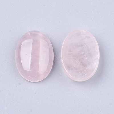 Natural Rose Quartz Cabochons X-G-S349-25A-07-1
