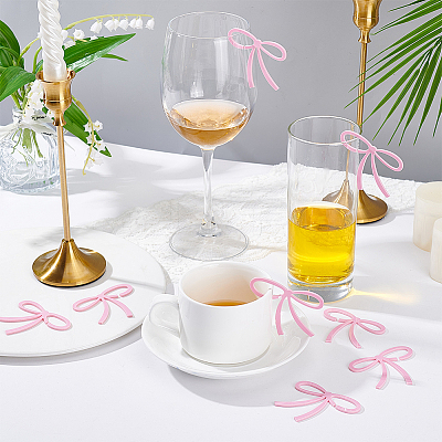 30Pcs Opaque Acrylic Wine Glass Cabochon OACR-GA0001-27A-1