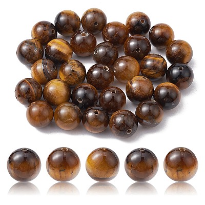 Natural Tiger Eye Beads Strands G-YW0001-56C-1