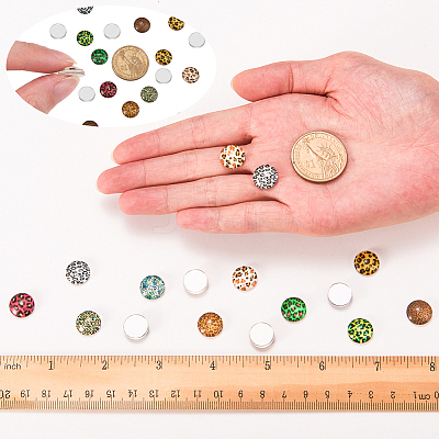 Glass Cabochons GLAA-SC0001-04-1