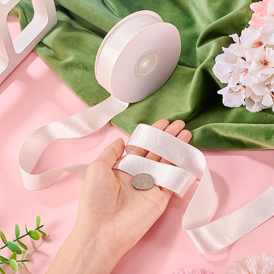 1 Roll Imitation Leather Polyester Ribbon LC-TA0001-02C-1
