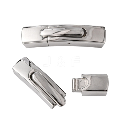Tarnish Resistant 304 Stainless Steel Bayonet Clasps X-STAS-P158-01C-P-1