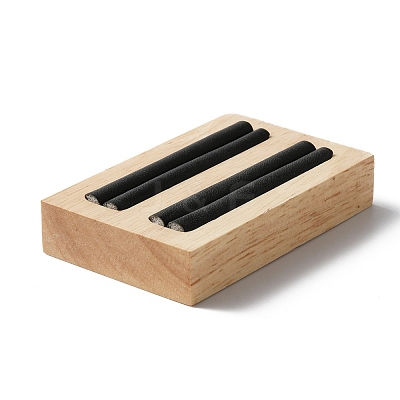 2-Slot Wood Ring Displays RDIS-WH0001-25-1