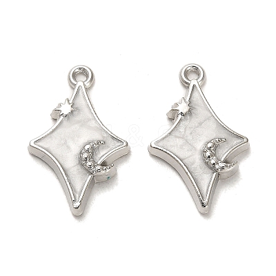 Alloy Enamel Pendants ENAM-R145-08P-1