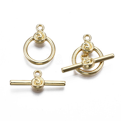 Alloy Toggle Clasps PALLOY-T075-88G-NR-1