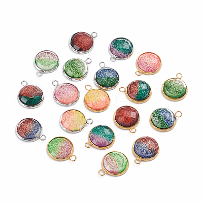 Printed Resin Pendants RESI-L032-B-1