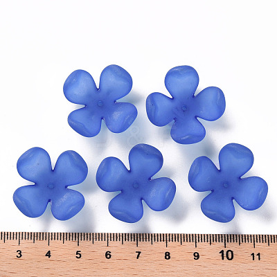 Frosted Acrylic Bead Caps MACR-S371-06A-751-1