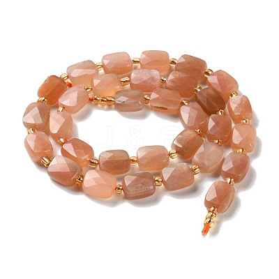 Natural Sunstone Beads Strands G-H061-A02-01-1