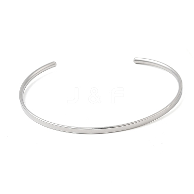 304 Stainless Steel Cuff Bangles LS-BJEW-D388-01B-P-1