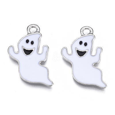 Rack Plating Alloy Enamel Pendants X-PALLOY-N164-012-1