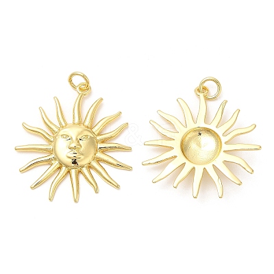 Rack Plating Brass Pendants X-KK-Q775-14G-1