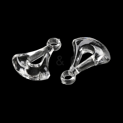 Transparent Acrylic Pendants TACR-G048-42-1