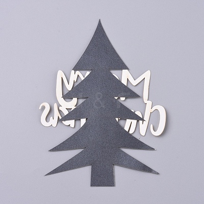 Christmas Tree Shape Christmas Cupcake Cake Topper Decoration DIY-I032-14A-1