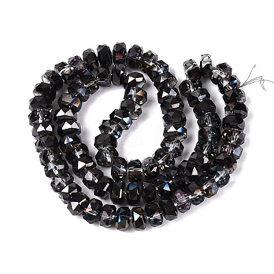 Electroplate Glass Beads Strands EGLA-T021-20B-1