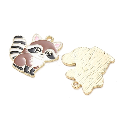 Alloy Enamel Pendants AL-CBAD3B4-01G-1