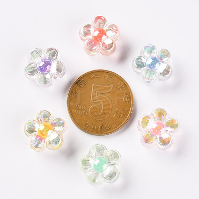 Transparent Acrylic Beads X-TACR-S152-06B-1