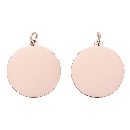 Ion Plating(IP) 304 Stainless Steel Pendants LS-STAS-I311-06RG-1