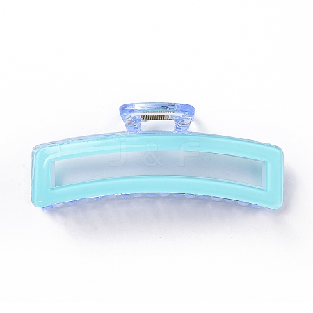 Rectangle PVC Big Claw Hair Clips PW23031370735-1