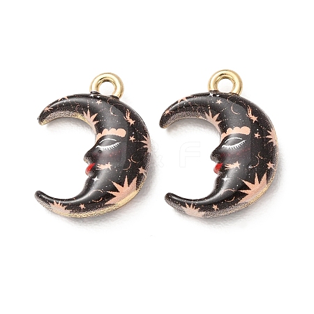 Printed Alloy Pendants AL-CBA7256-26G-02-1