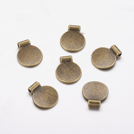 Tibetan Style Alloy Charms Pendants X-TIBEP-A19547-AB-FF-1