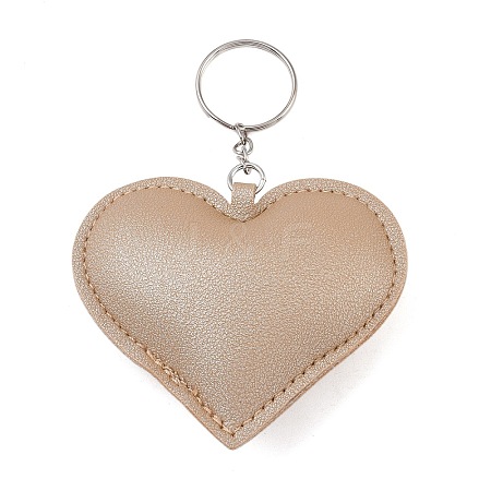 PU Leather Keychain AJEW-L032-01F-1