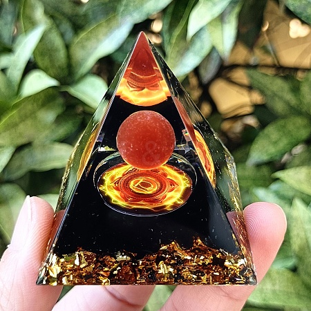 Orgonite Pyramid Resin Energy Generators PW-WGF3C3E-01-1