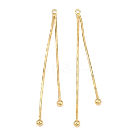 Brass Big Pendants KK-H536-02G-1