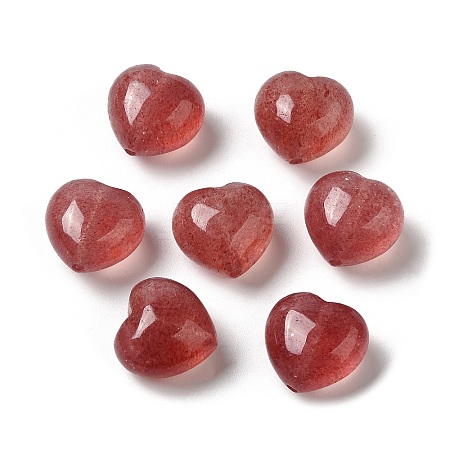 Natural Strawberry Quartz Beads G-A090-07-1