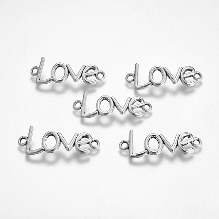 Gift Idea for Valentines Day to Girlfriend Tibetan Style Links connectors LS-X-TIBE-C056-AS-FF-1