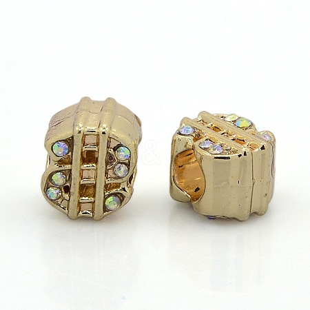 Nickel Free & Lead Free Light Gold Plated Alloy Beads PALLOY-J169-96G-FF-1