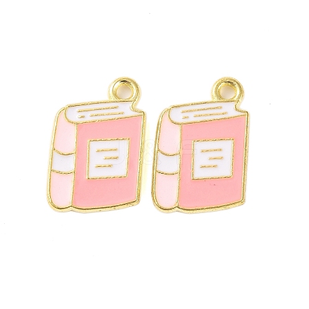 Golden Plated Alloy Enamel Pendants LS-ENAM-Z017-12G-03-1