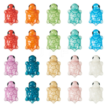30Pcs Handmade Porcelain Beads PORC-TA0001-73A-1