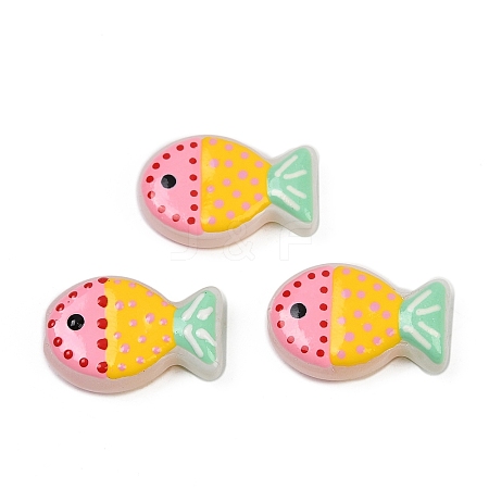 Painted Glass Beads X-LAMP-F036-02D-1