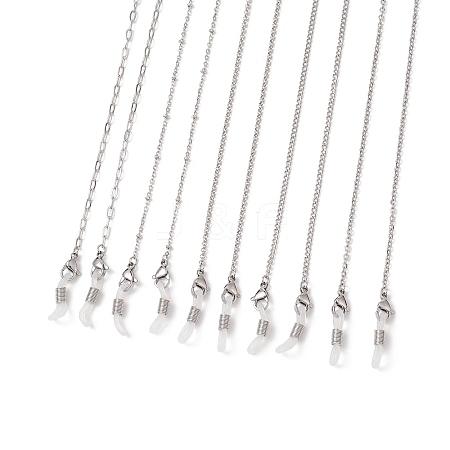 304 Stainless Steel  Eyeglasses Chains AJEW-EH00407-1