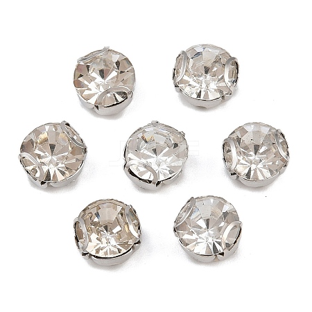 Flat Round Sew on Rhinestone Montee Beads STAS-B107-01D-01P-1