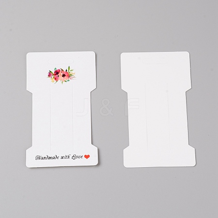 Paper Hair Clip Display Cards CDIS-WH0019-01A-1