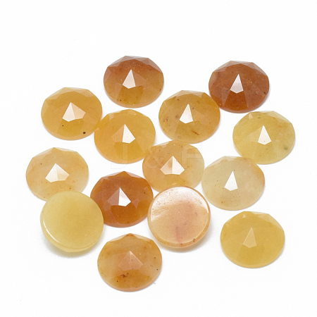 Natural Topaz Jade Cabochons G-T073-15B-1