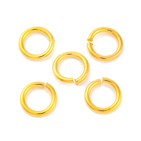 Brass Saw Cut Open Jump Rings KK-G514-01I-G-1