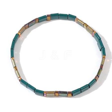 Bohemian Glass Seed Beaded Stretch Bracelets JM4508-52-1