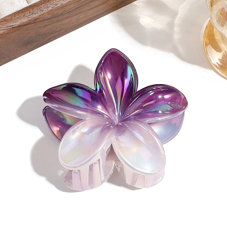 Flower Plastic Claw Hair Clips PW-WGD28A5-01-1