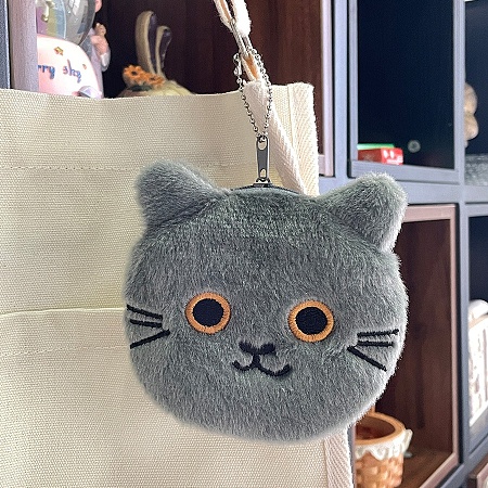 Cartoon Cat Plush Pouches PW-WG30A97-02-1