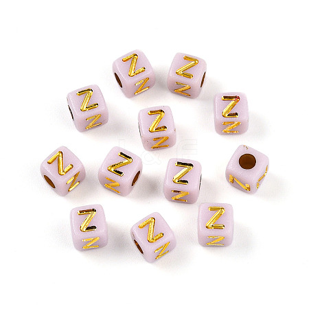 Plating Acrylic Beads OACR-N140-01H-Z-1