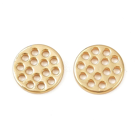 Brass Disc Multi-strand Links KK-B137-04G-1