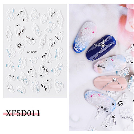 5D Nail Art Stickers Anaglyph Decals MRMJ-R083-16K-1