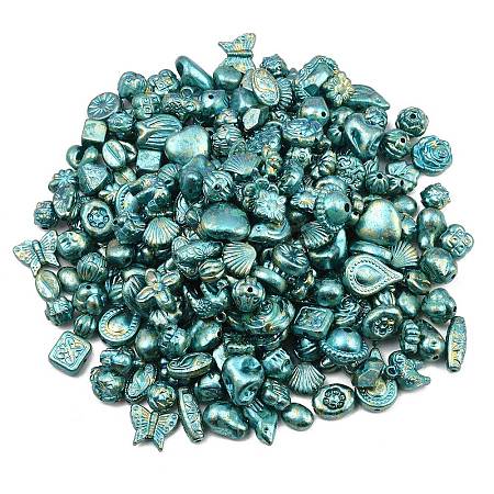 Antiqued Acrylic Beads AC-CBAAA05-01J-1