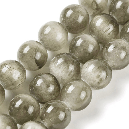 Natural Selenite Beads Strands G-C142-01C-01-1