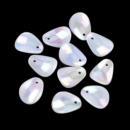 Acrylic Imitation Shell Pendants OACR-P039-01B-1